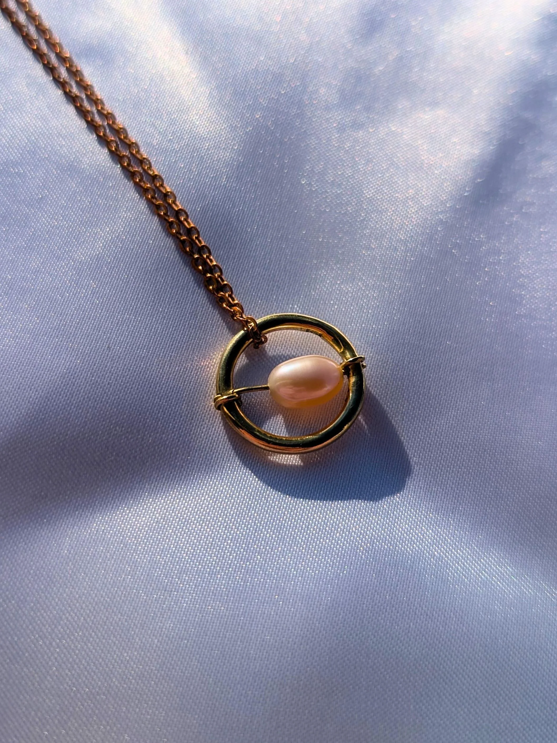 Celeste Pendant - Pink Pearl - Image 3