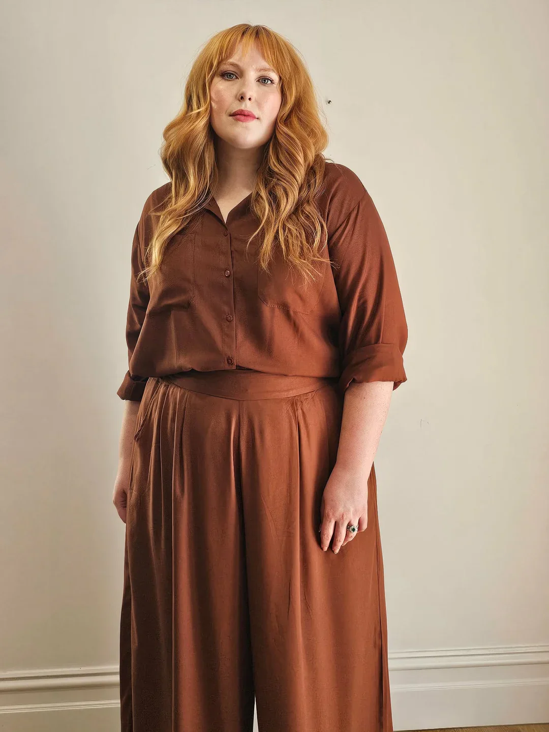 Nina Shirt in Cocoa - Image 4