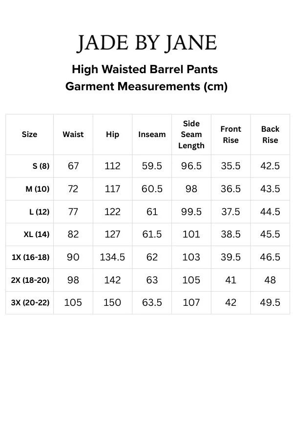 High Waisted Barrel Pants in Mocha - Image 11