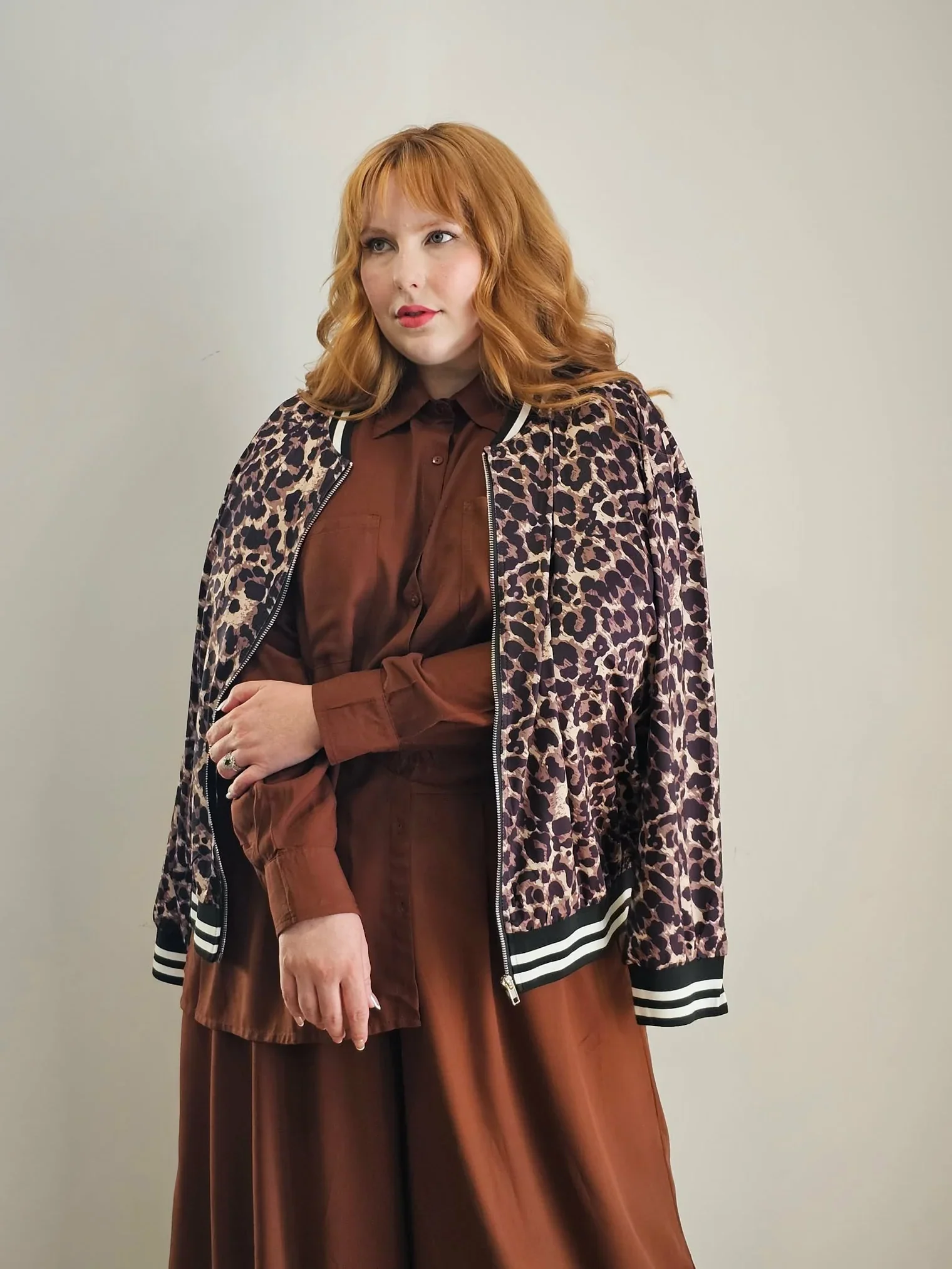 Leopard Print Sukajan Bomber with Snake Patch // Limited Edition - Image 3