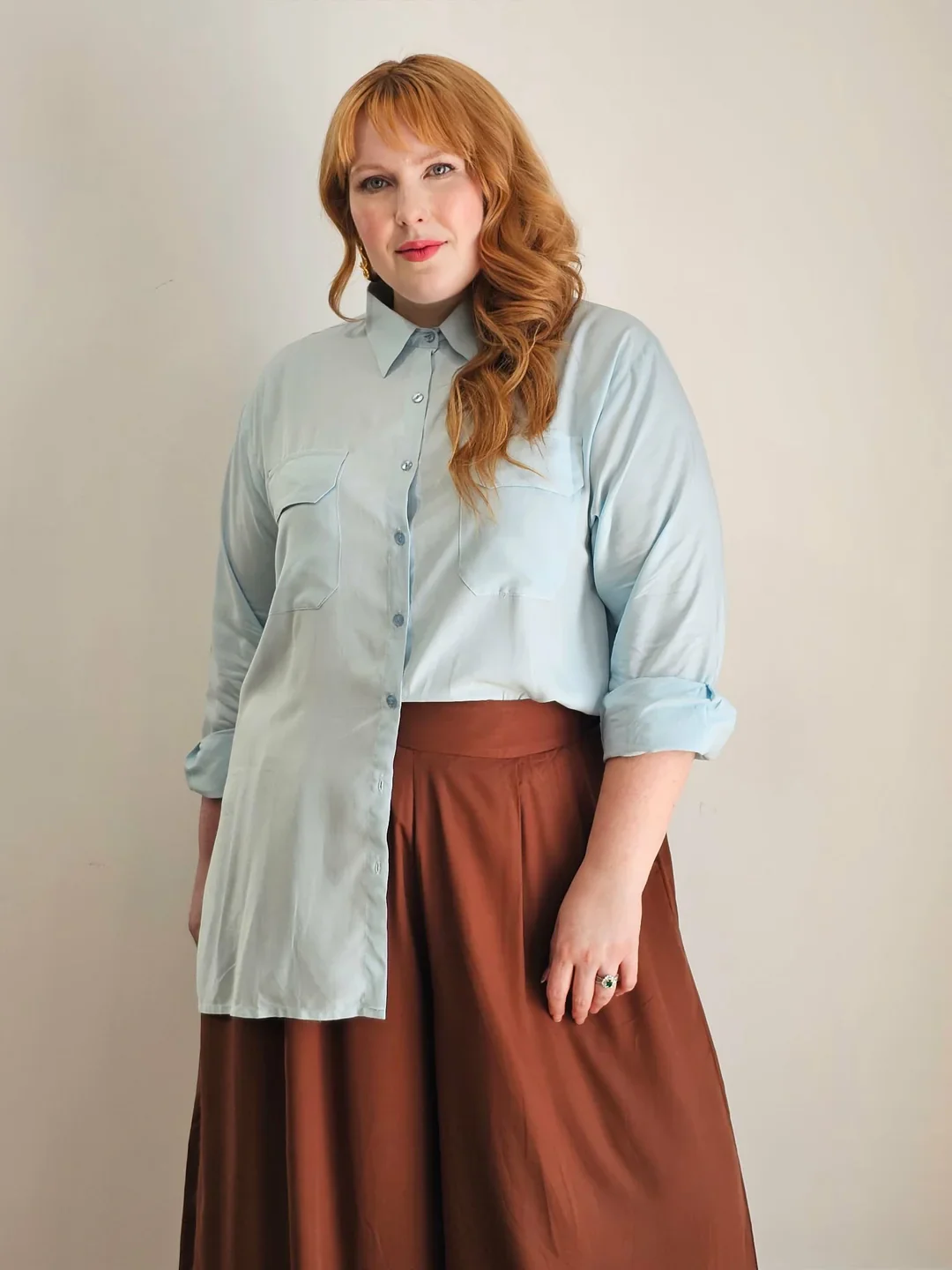Ludo Shirt in Powder Blue - Image 2