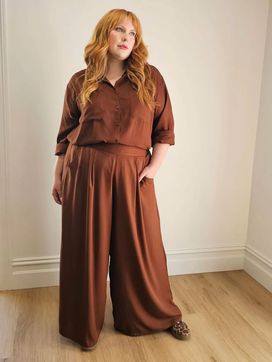 Nina Shirt in Cocoa - Image 5