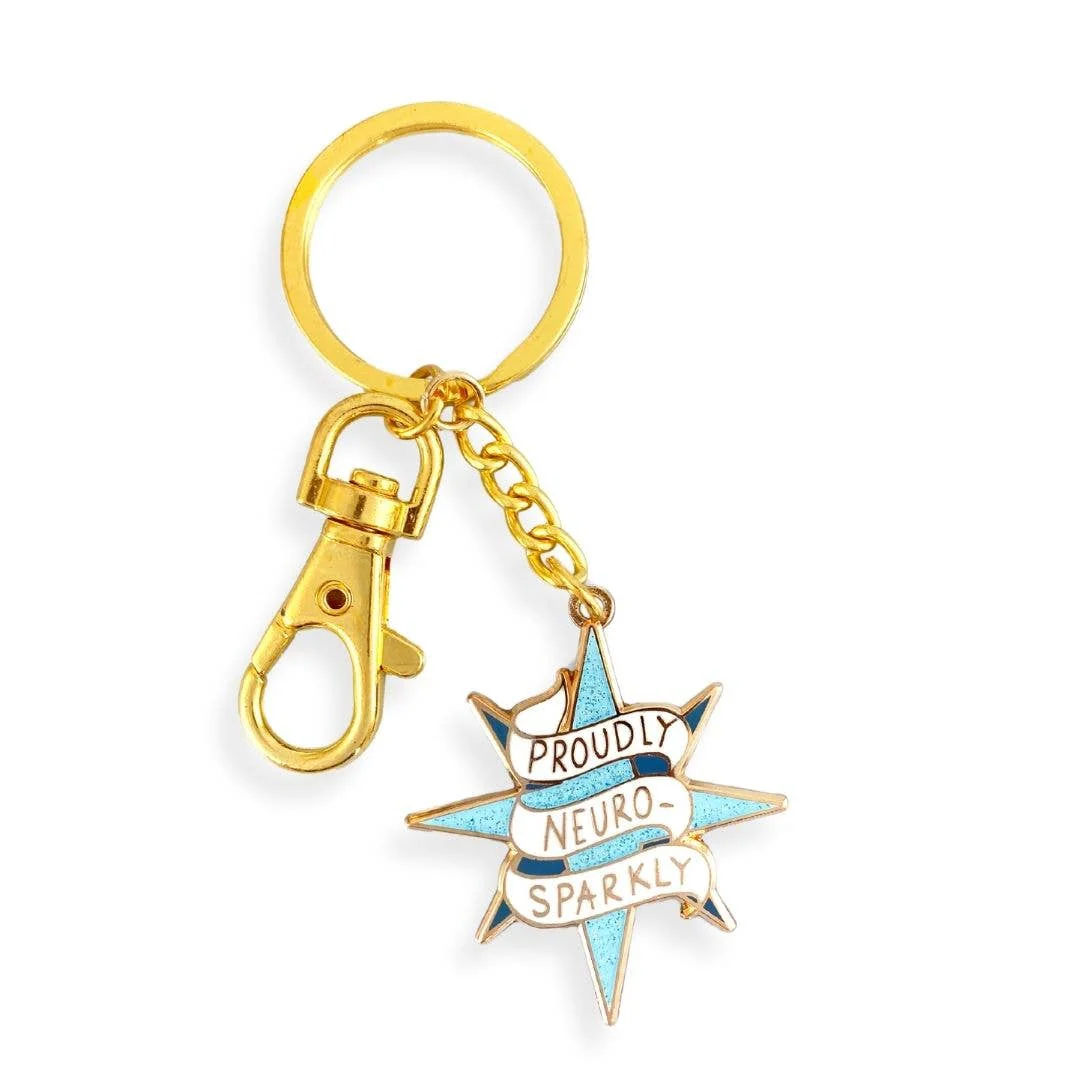 Proudly Neuro-Sparkly Keychain - Image 2