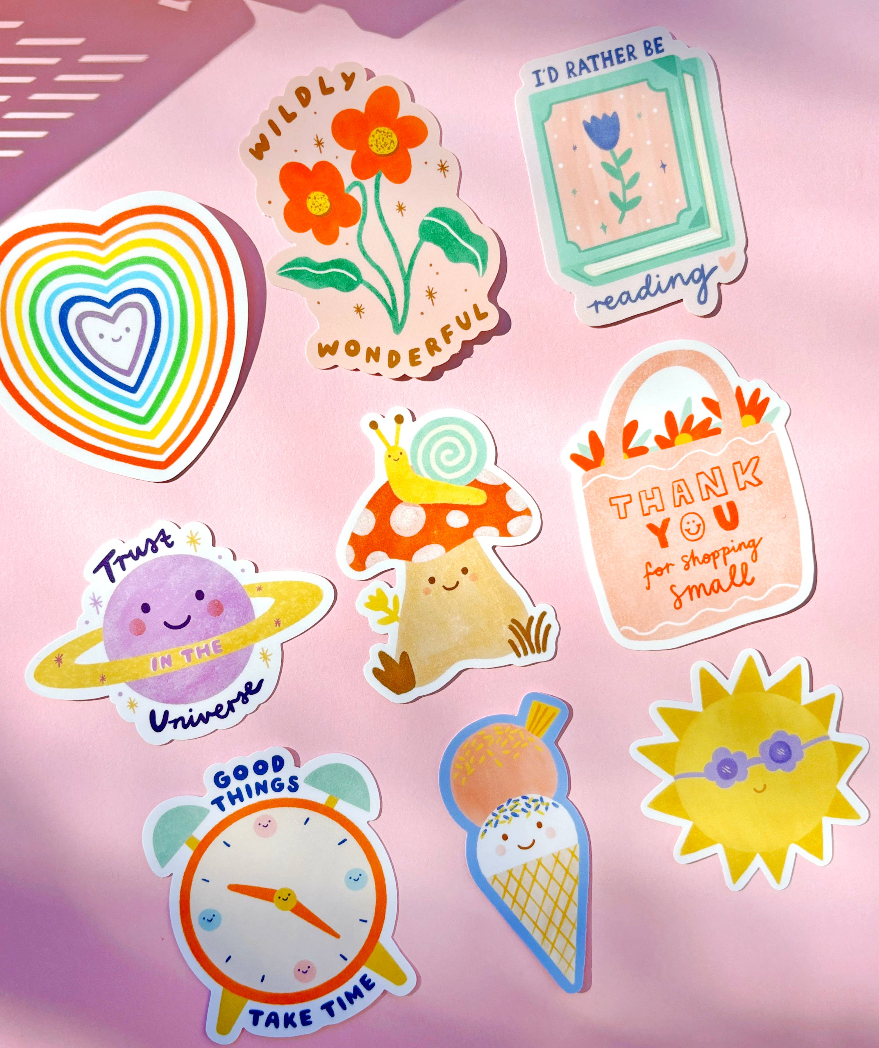 Rainbow Heart Sticker - Image 5
