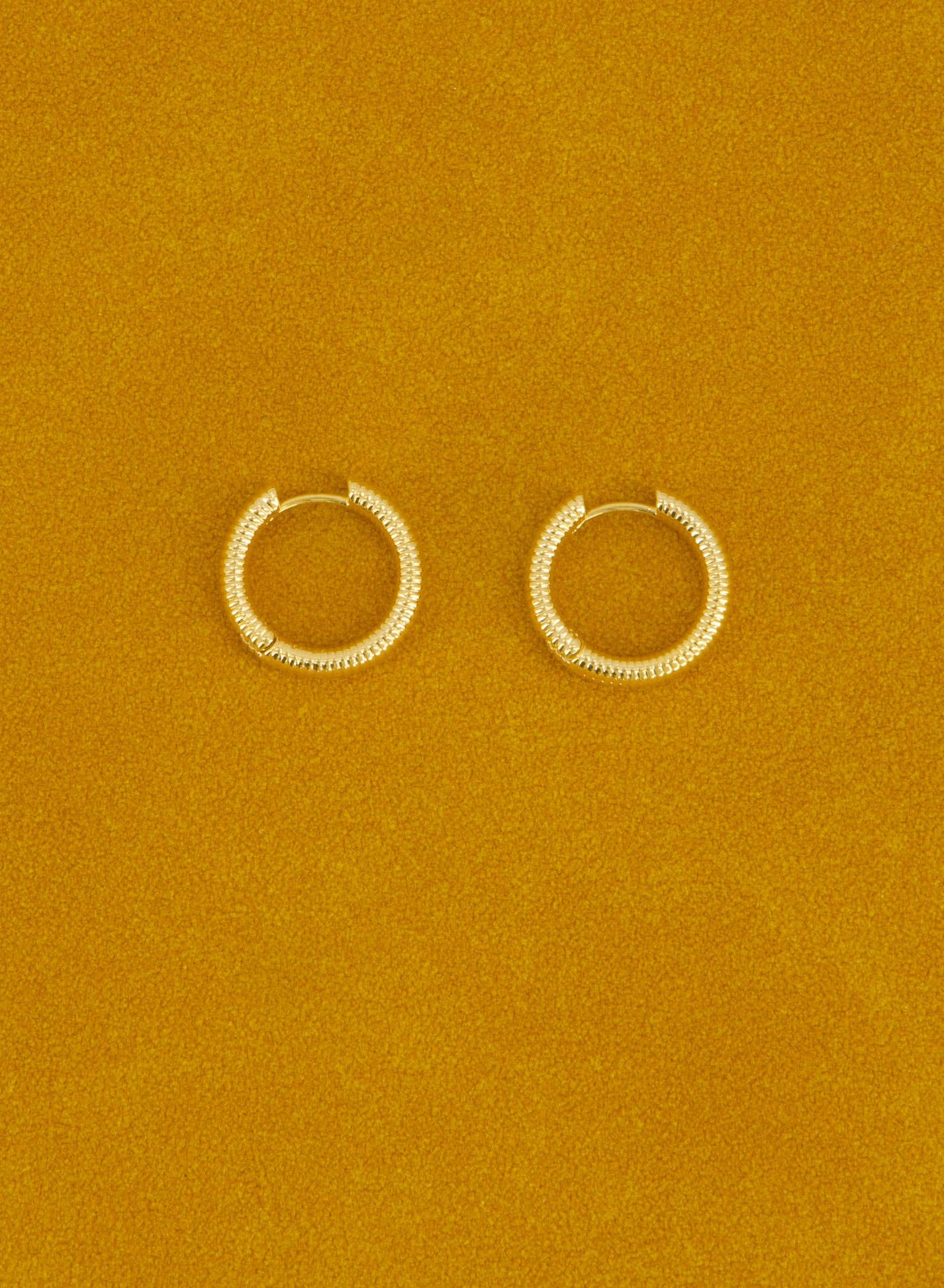 Snake Hoops • Gold