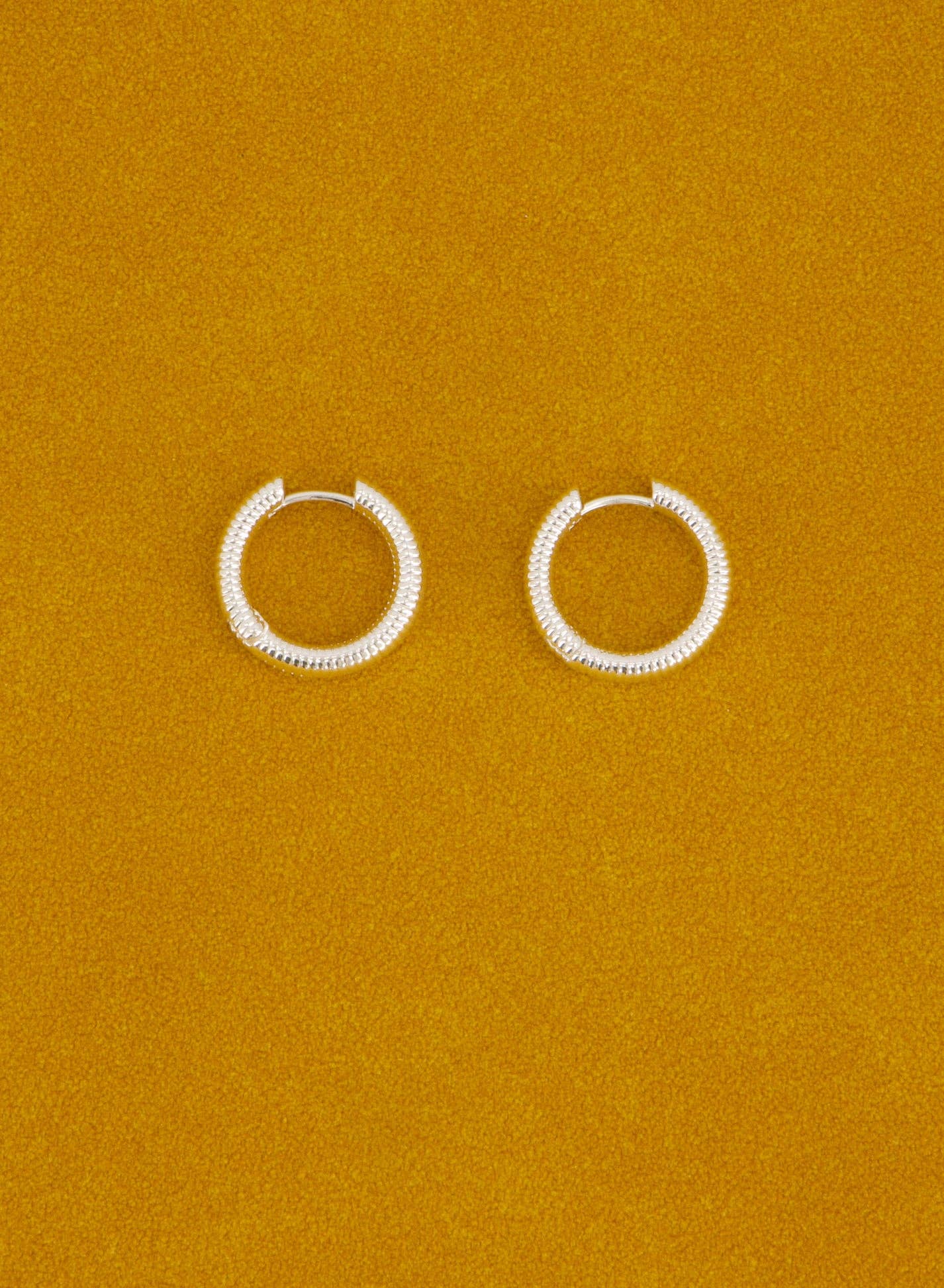 Snake Hoops • Silver
