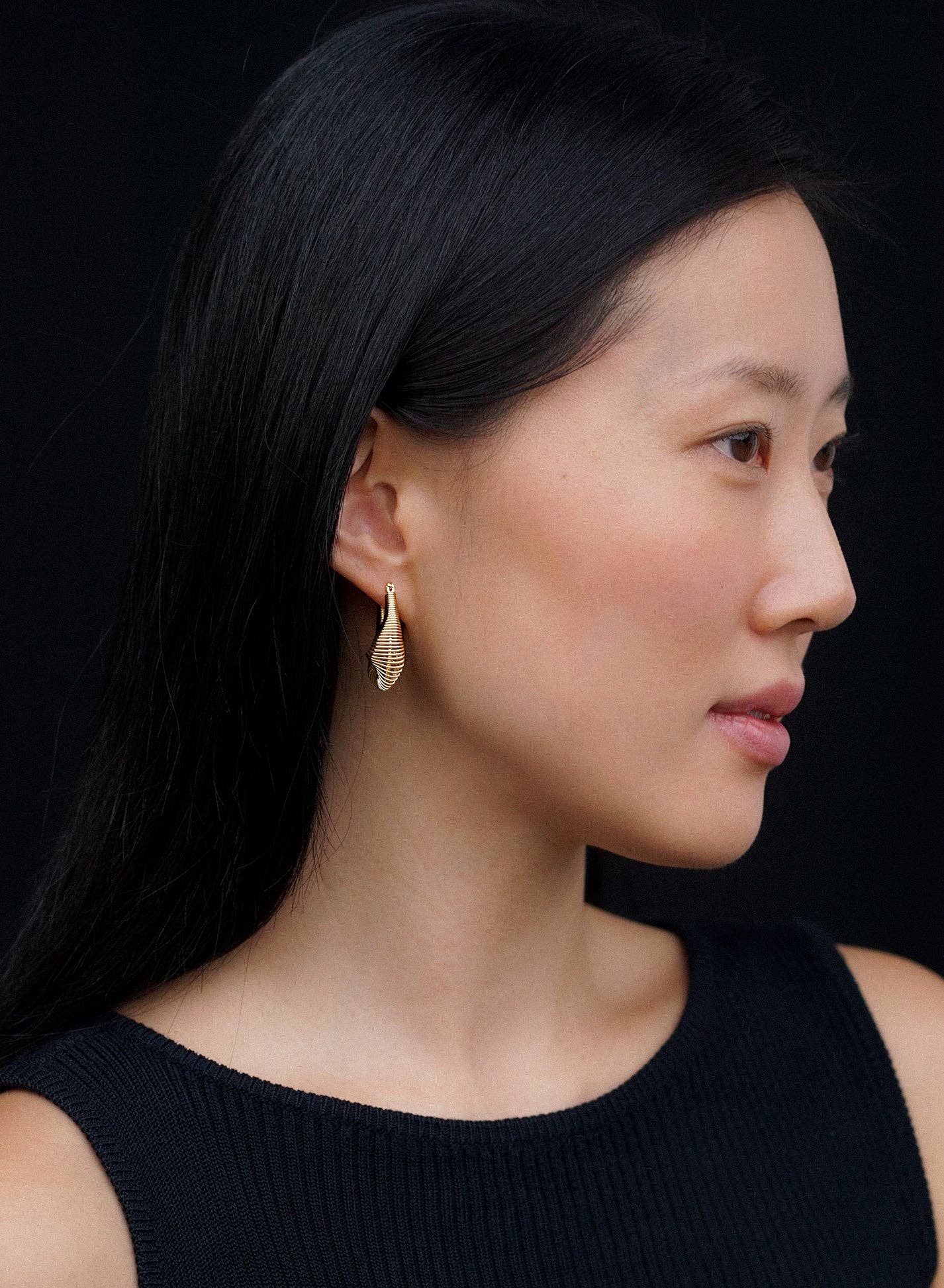 Spiral Hoops • Gold - Image 3